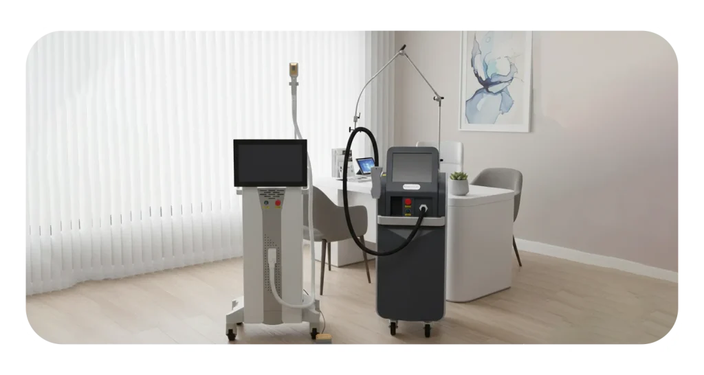 کدام دستگاه لیزر مو زائد برای پوست ما مناسب است