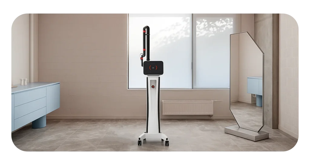 دستگاه لیزر CO2 فرکشنال